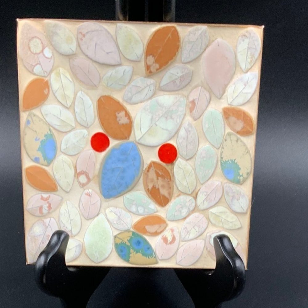 Set of 2 Nasco Stoneham Ware from Japan Trinket Dishes 5 1/2" Square